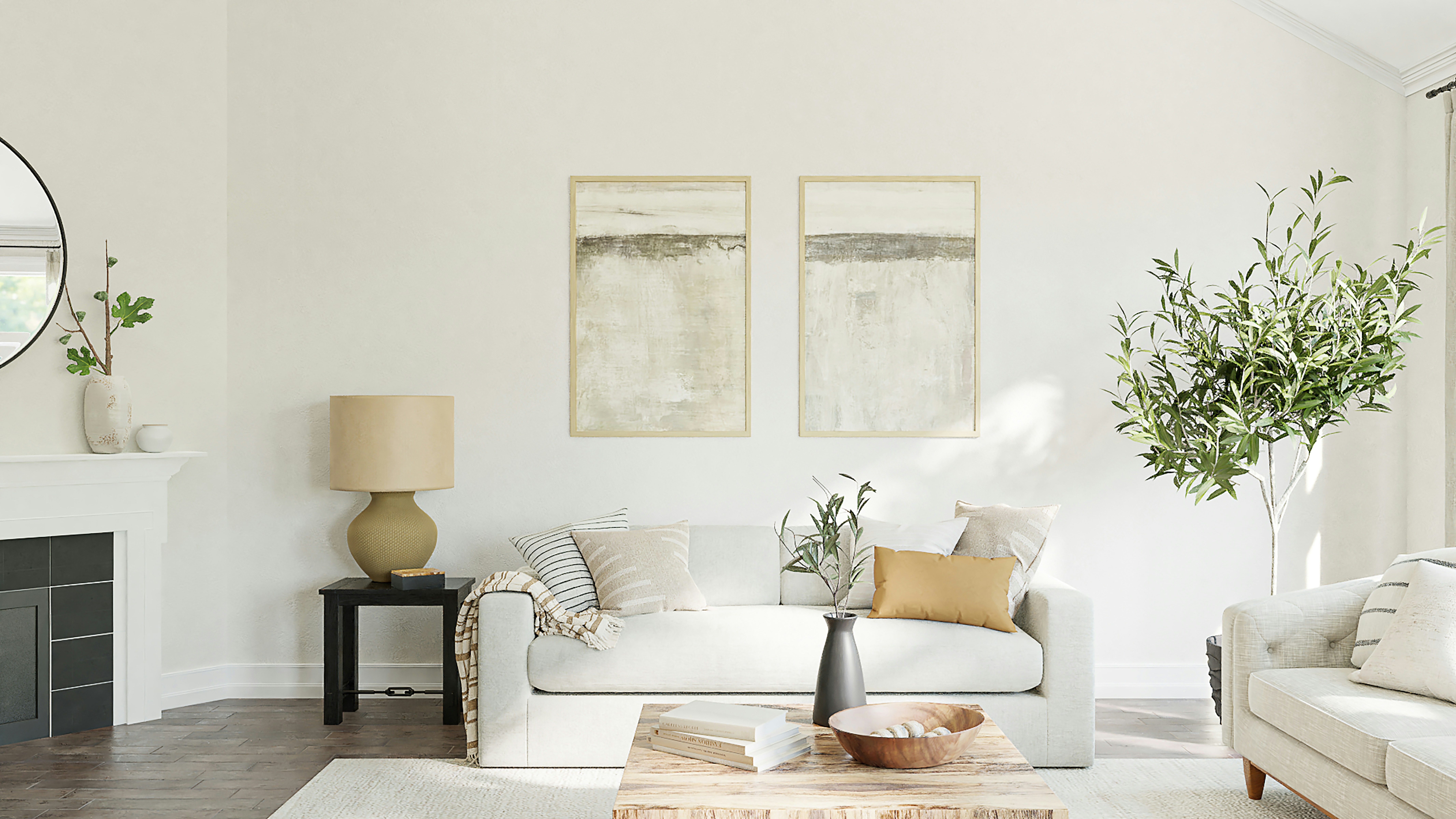 A comfortable Dallas living room